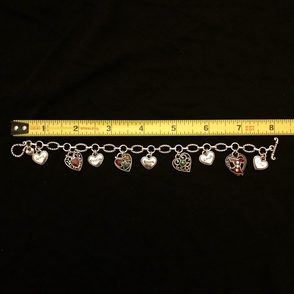 Chico’s heart charm bracelet